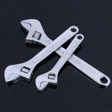 Factory direct sale Metric chrome-plated adjustable wrench 6 inch 8 inch 10 inch 12 inch adjustable wrench. Labor saving adjustable wrench. Adjustable wrench. Wrench