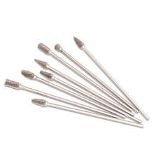 Extended handle rotary file tungsten steel grinding head woodworking engraving metal reaming grinding head 3*6 total length 100mm