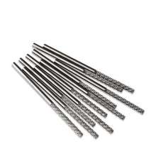 Carbide rotary file tungsten steel grinding head 3*70 lengthened rotary file cylindrical metal mold grinding and engraving