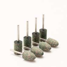 Sesame grinding head sponge metal jade mold polishing pitting grinding head rubber rubber grinding head 3mm handle