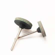 Sesame grinding head sponge metal jade mold polishing pitting grinding head rubber rubber grinding head 3mm handle