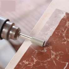 Emery grinding head ordinary grinding rod fine sand electroplating grinding rod jade glass agate root carving 6mm handle set