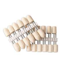 Wool grinding head cylindrical bullet-shaped jade glass mold mirror polishing grinding head with handle wool felt grinding head