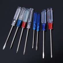 Small crystal screwdriver. Manual screwdriver with transparent handle. Magnetic screwdriver. Multifunctional repair screwdriver. screwdriver. Screwdriver. Slotted screwdriver