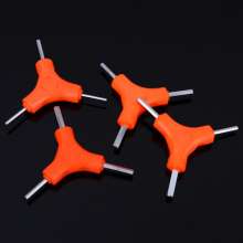 Factory direct sales Yonggong three-pronged hex 3mm4mm5mm Y-shaped hex wrench. Bicycle repair tools. Allen wrench. Allen wrench
