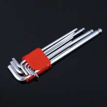 Yonggong hardware tools 9-piece matte allen key. Repair wrench. Metric ball-end hexagon wrench. wrench