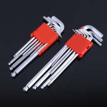 Yonggong hardware tools 9-piece matte allen key. Repair wrench. Metric ball-end hexagon wrench. wrench