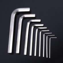 Factory direct sale of nickel-plated chrome vanadium steel hex wrench. Auto repair wrench. High-strength metric ball-end flat head wrench. wrench