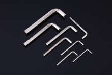 Factory direct sales Zhenghao L-shaped hex wrench. Ordinary short flat head set inner hexagon wrench mechanical accessory products. wrench