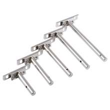 Factory direct sales hidden plate support partition bracket T-shaped movable shelf support invisible cylindrical hexagonal bracket bracket
