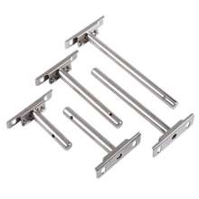 Factory direct sales hidden plate support partition bracket T-shaped movable shelf support invisible cylindrical hexagonal bracket bracket