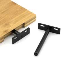 Factory direct concealed shelf support invisible concealed partition bracket single-layer partition bracket connector furniture hardware