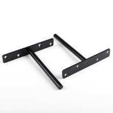 Invisible shelf bracket on black wall concealed fixed bracket bracket concealed 12 cm T-shaped hidden partition bracket