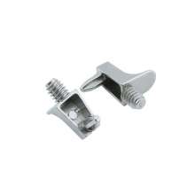 Screw shelf support seven-character positioning zinc alloy shelf support cabinet wardrobe partition support processing custom