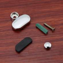 Zinc alloy round oval fixing clip glass mirror fixing bracket bathroom bathroom mirror fixing accessories