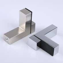 Manufacturers supply F-shaped duckbill clip fishbill splint holder bathroom kitchen glass bracket fixed glass hardware