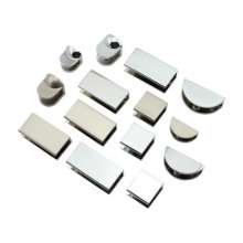 Zinc alloy glass clamp fixed zinc alloy glass clamp fish mouth sandwich plate glass clamp hardware accessories direct sales