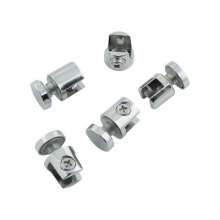 Factory direct sales of zinc alloy single-head cylindrical glass clamps, glass laminates, sandwich plates, support connectors, hardware accessories