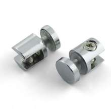 Factory direct sales of zinc alloy single-head cylindrical glass clamps, glass laminates, sandwich plates, support connectors, hardware accessories