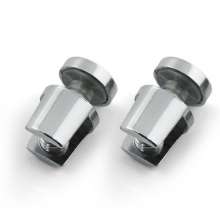 Factory direct sales of zinc alloy single-head cylindrical glass clamps, glass laminates, sandwich plates, support connectors, hardware accessories