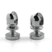 Direct Selling Zinc Alloy Nail Single Head Glass Laminate Clip Glass Sandwich Plate Clip Glass Fixing Clip