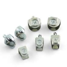 Direct selling thickened zinc alloy glass clip glass fixing clip clip glass toclip free punching
