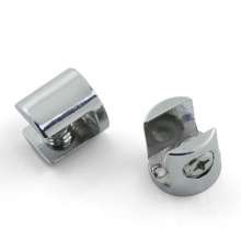 High-grade cylindrical glass laminate clip zinc alloy thickened laminate holder partition fixed glass holder clamp