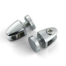 Zinc alloy nail glass clamp conical glass fixed sandwich plate clamp glass clamp connector