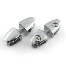 Nail-shaped double-headed glass clamp, hardcover zinc alloy glass holder, plate holder, fixing clip 8-10mm