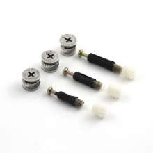 Zinc alloy three-in-one connector furniture cabinet hardware accessories three-in-one eccentric wheel furniture hardware connector