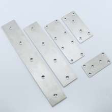 Stainless steel straight piece one-word corner code Connecting piece L-shaped flat angle code Right-angle t-shaped angle code Hardware fixing piece