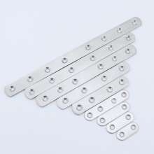 Stainless steel straight piece one-word corner code Connecting piece L-shaped flat angle code Right-angle t-shaped angle code Hardware fixing piece
