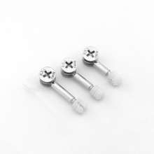 Factory direct sale zinc alloy three-in-one connector, three-in-one eccentric wheel self-tapping rod connector, iron rod connector
