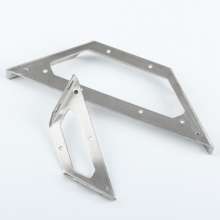 Stainless steel triangle fixing bracket angle code right angle thickening shelf bracket storage multi-purpose partition hardware connector