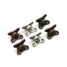 Direct selling thickened zinc alloy butterfly corner partition bracket right-angle corner connector free hole three-in-one connector