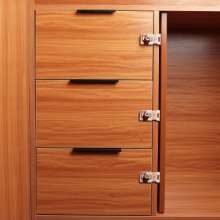 Lock card cabinet door lock buckle hasp furniture drawer anti-theft padlock Cabinet door lock room door lock