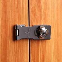 Lock card cabinet door lock buckle hasp furniture drawer anti-theft padlock Cabinet door lock room door lock