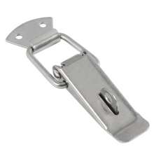 304 stainless steel duckbill spring hasp toolbox lock button wooden box metal lock button wooden box safety lock button factory