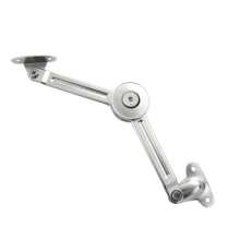 Nickel-plated free stop cabinets zinc alloy pull rods up and down doors cabinet support gas rod cabinet hardware accessories