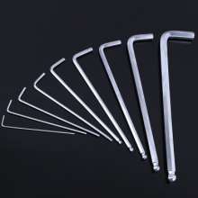 Single ball head matt allen wrench. Lengthened and extra-long L-shaped hexagon wrench. Allen wrench