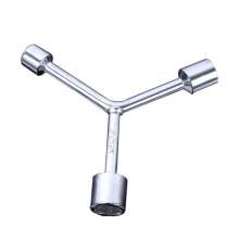 Yonggong three-pronged socket wrench. Chrome vanadium steel plus long triangle Y-shaped wrench. Three-pronged wrench with outer hexagon socket. Socket wrench. wrench
