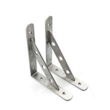 Factory direct thick stainless steel triangle bracket detachable shelf fixed bracket wall shelf