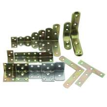 Factory direct sales angle code thickened cold-rolled steel angle iron 90 degree laminate support L-shaped right angle code furniture hardware link