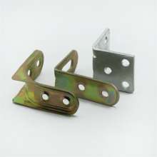 Factory direct sales angle code thickened cold-rolled steel angle iron 90 degree laminate support L-shaped right angle code furniture hardware link
