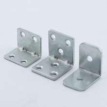 Factory direct sales angle code thickened cold-rolled steel angle iron 90 degree laminate support L-shaped right angle code furniture hardware link