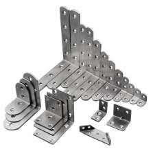 Stainless steel corner code Hardware thickened square corner code 90 degree right angle L type fixed bracket connector