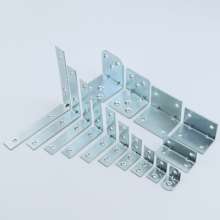 Corner code hardware connector wardrobe L-shaped corner code right angle custom furniture connector laminate bracket triangle iron
