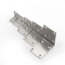 Stainless steel 90 degree rounded corner code L-shaped corner code Stainless steel right angle code Furniture hardware accessories