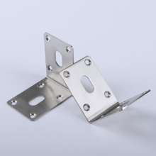 Cabinet stainless steel corner code angle frame 90 degree shelf support L type right angle code furniture hanging code link factory direct sales