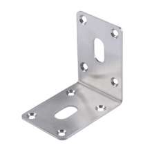 Cabinet stainless steel corner code angle frame 90 degree shelf support L type right angle code furniture hanging code link factory direct sales